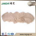 Curly Long Hair Mongolian Tibet Lamb Fur Sheep skin plate Dark Cream